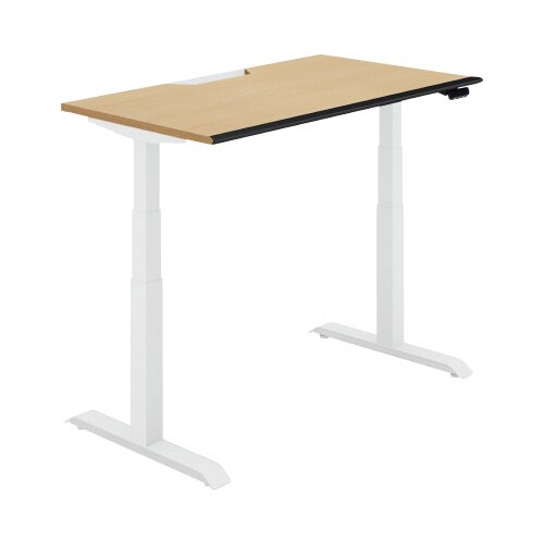 シークエンス平机 Fレバー 幅1200 U1×白脚