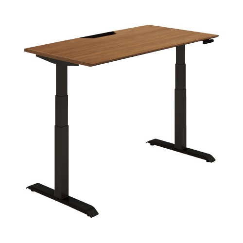 シークエンス平机 ボタン 幅1400 H3×黒脚