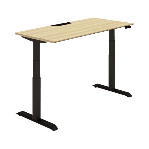 シークエンス平机 ボタン 幅1500 W0×黒脚