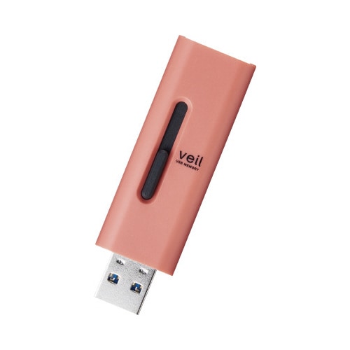 USBメモリ USB3.2 64GB レッド