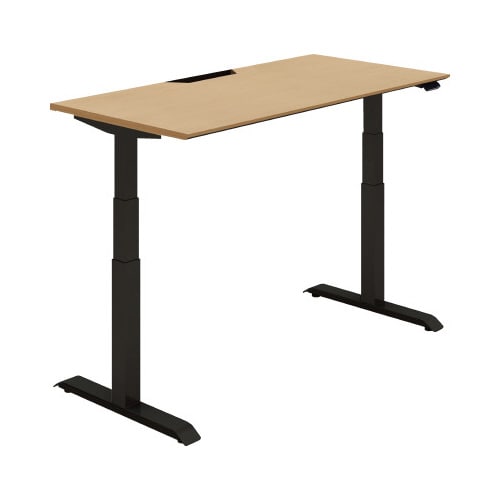 シークエンス平机 レバー 幅1400 U1×黒脚