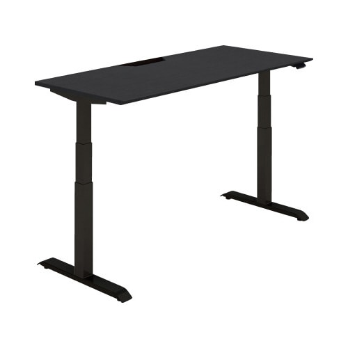 シークエンス平机 レバー 幅1600 B8×黒脚