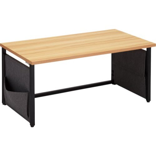 リビングワークD ロー W800天板NA脚ブラック