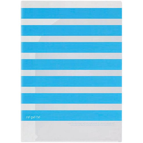 ダブルポケットホルダ<レペテ>A4ライトブルー×5