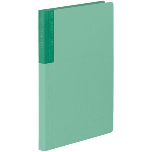 ソフトカラーファイルB5縦 2穴緑×10冊