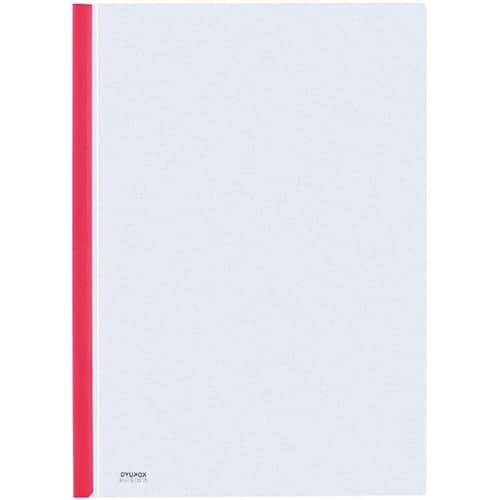 レールクリヤーホルダー A4 レール色赤×5冊