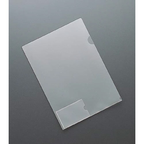 クリヤーホルダー名刺ポケット付きA4 透明 5枚