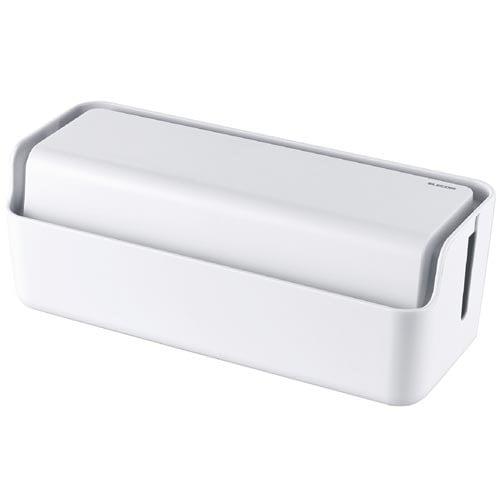 ケーブル収納ボックス 多機能 大 ホワイト