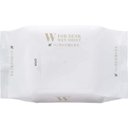 ペンの汚れも落とせるウェット 詰替40枚