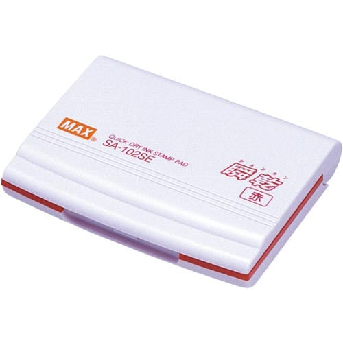 瞬乾スタンプ台小形赤紙箱