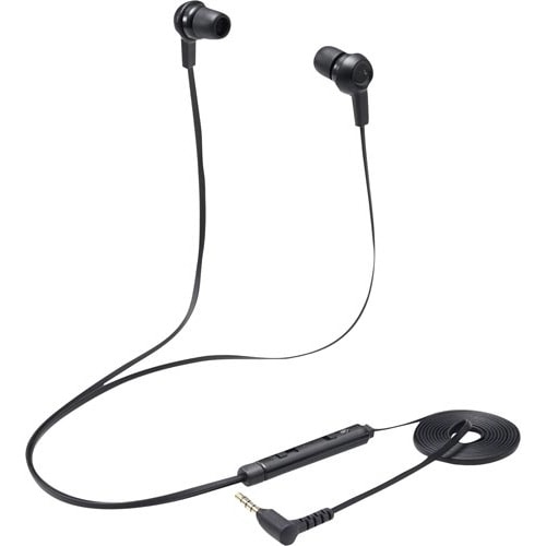 ヘッドセット イヤホン 両耳 カナル 4極