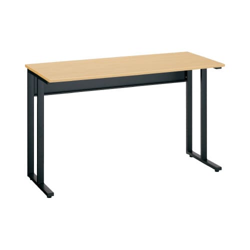 WDデスク ロー 幅1200 黒脚 ナチュラル