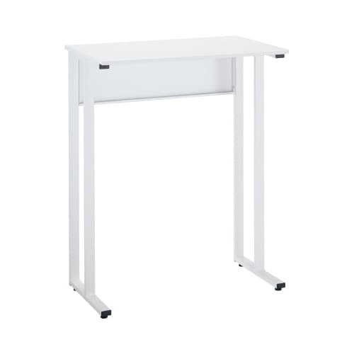 WDデスク ハイ 幅800 白脚 ホワイト
