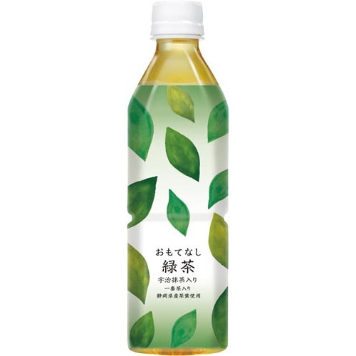 おもてなし用緑茶宇治抹茶入り500ml 48本