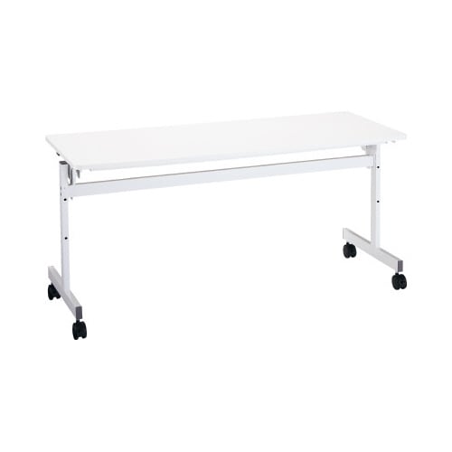 RFフラップテーブル 幅1500奥行600 WH