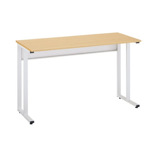 WDデスク ロー 幅1200 白脚 ナチュラル