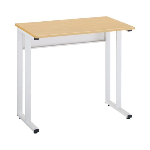 WDデスク ロー 幅800 白脚 ナチュラル