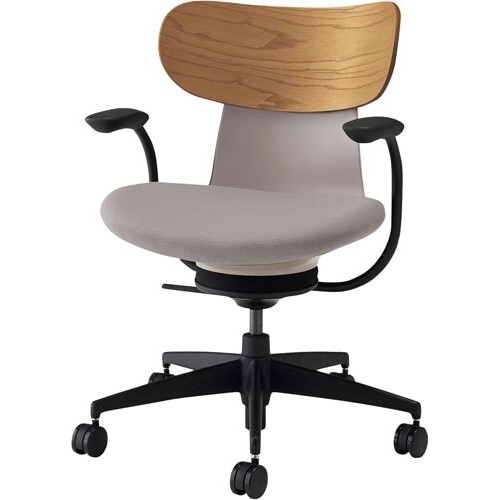 イングライフ 背合板ミディアム グレージュ 肘付