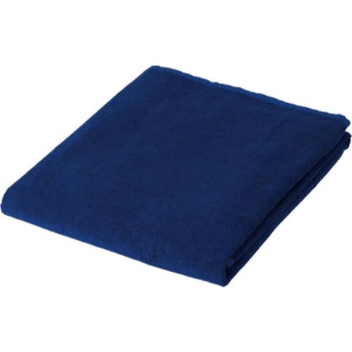 業務用スレン染めベッドサイズタオル ネイビー 1枚