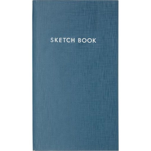 野帳スケッチ3mm方眼グレイッシュブルー 10冊入