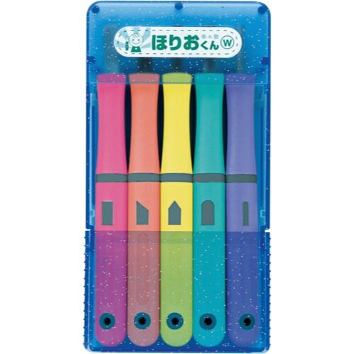 彫刻刀 ほりおくんW ブルー