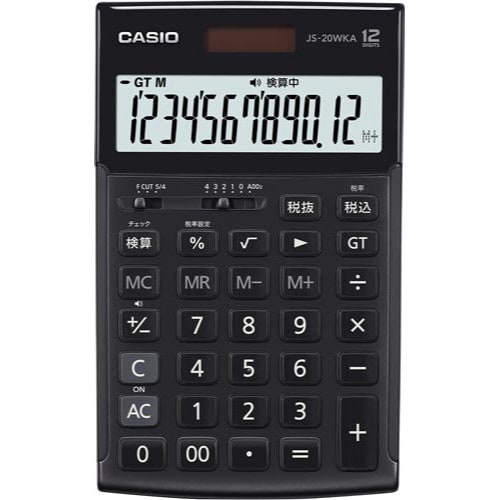 本格実務電卓 検算 JS−20WKA−BK