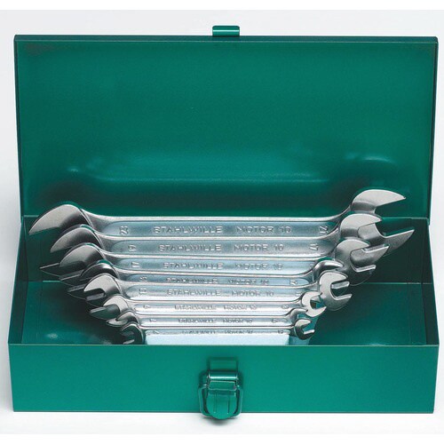 両口スパナセット(メタルケース入)