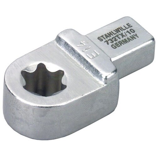 トルクレンチ差替ヘッドへクスローブ