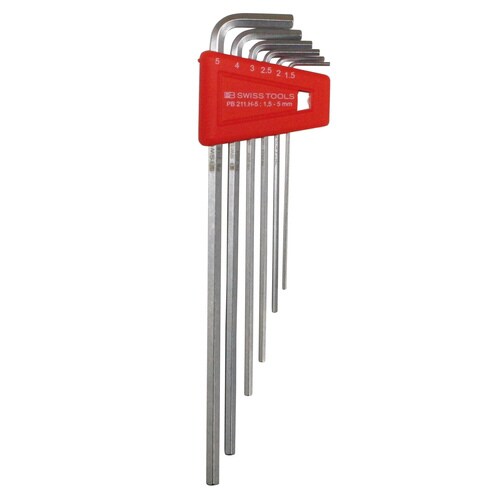 ホルダー付六角棒レンチセットロング(パックナシ)