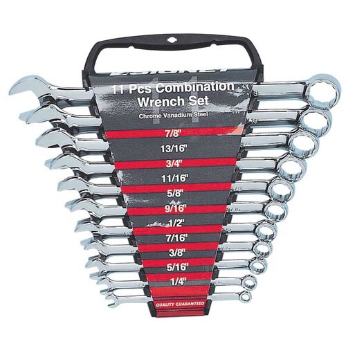11点組コンビネーションレンチセットインチ