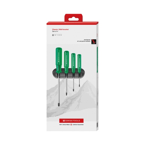 ドライバーセットホルダー付4本組(BOX)