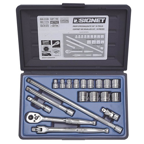 3/8DR19点組ソケットレンチセット