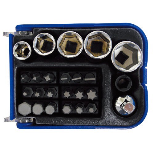 1/4ヘックスビット&ソケットセット25点組