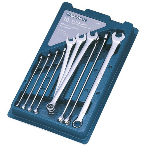 超ロングコンビネーションレンチセット10−19mm