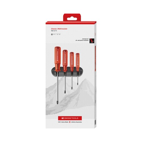 ドライバーセットホルダー付4本組(BOX)