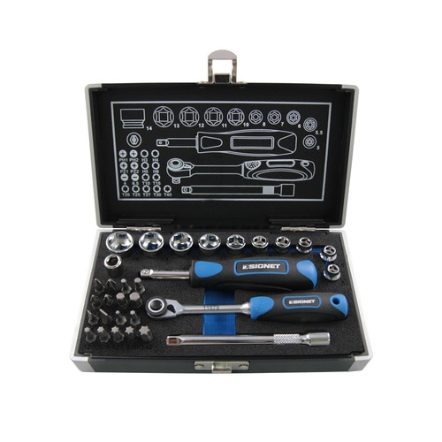 1/4ショートソケットビットセット6角形状31点組