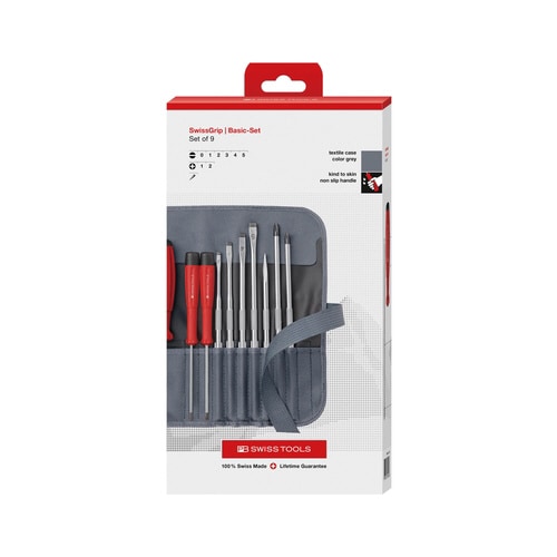 差替式ドライバーセット9本組グレー(BOX)