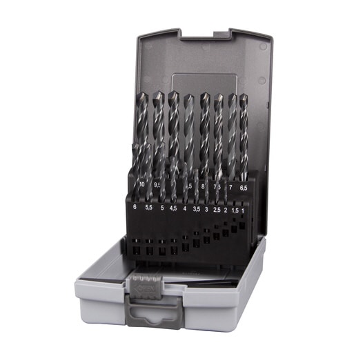 超硬チップ付17本組ドリルセットテクロナ