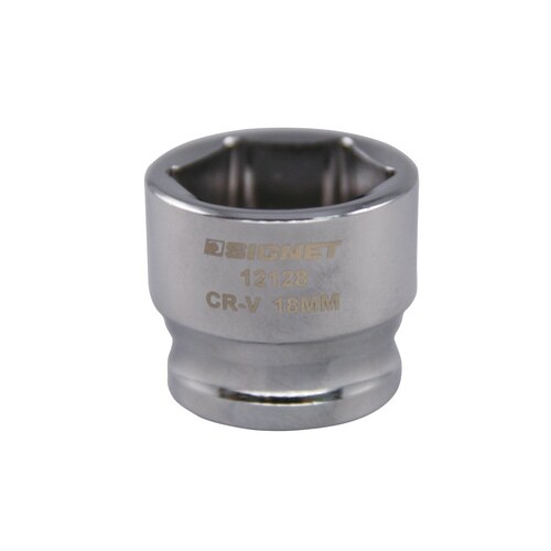 3/8DR18mmショートソケット6角形状