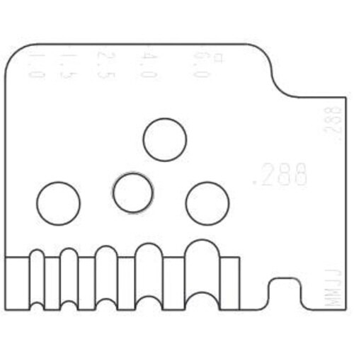 ヨーロッパサイズストリップ用替刃