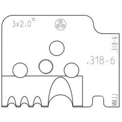 VCTF線用替刃3x2.0mm2
