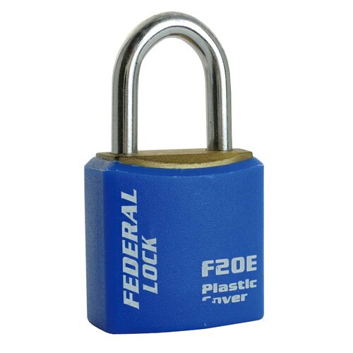 南京錠20mm(同一KEY)ブルー