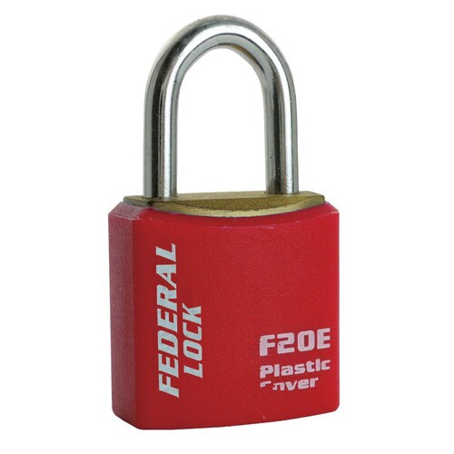 南京錠20mm(同一KEY)レッド