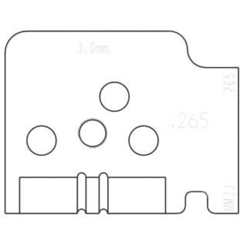 PVC単線2本ストリッフ用替刃
