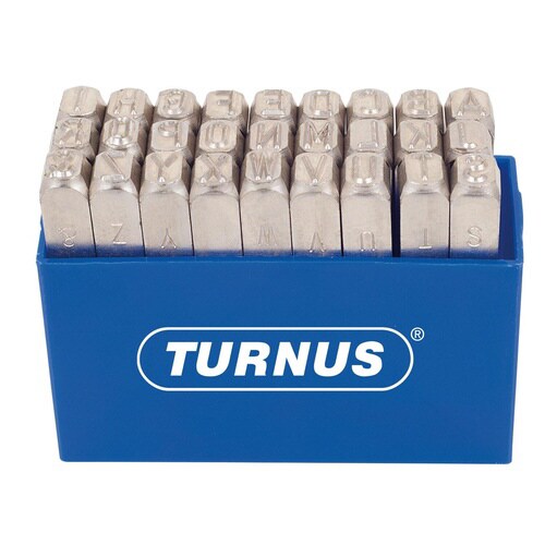 高硬度用英字刻印(セット)8.0mm