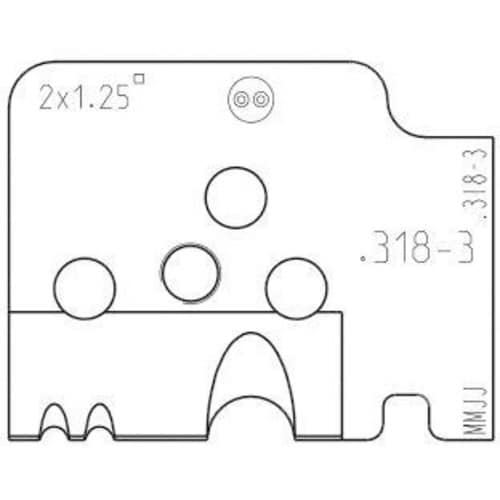 VCTF線用替刃2x1.25mm2