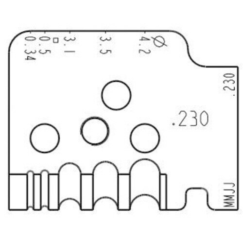 PVCホースラインストリップ用替刃