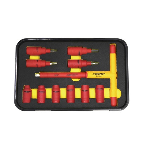 11点組3/8DR絶縁ソケットセットT型ヘックス
