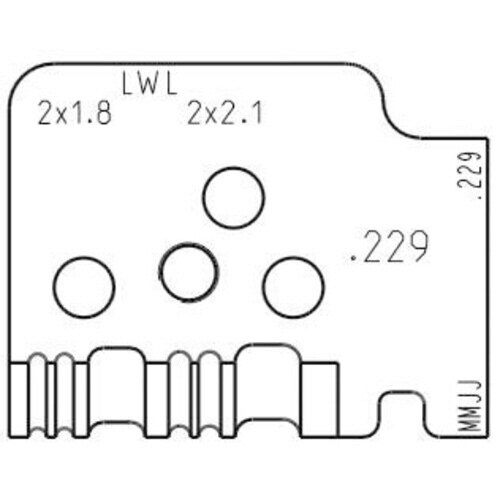 LWLデュプレックスケーブルストリップ゛替刃