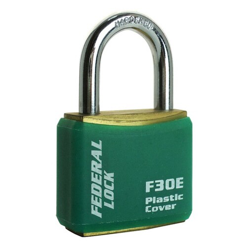 南京錠30mm(同一KEY)グリーン